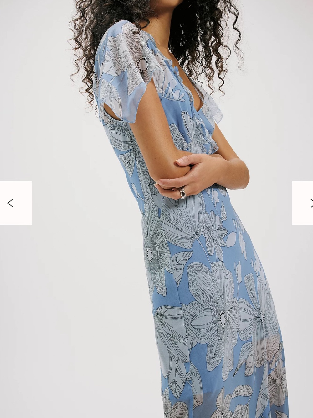 free people moonlight maxi dress size 8 NWT